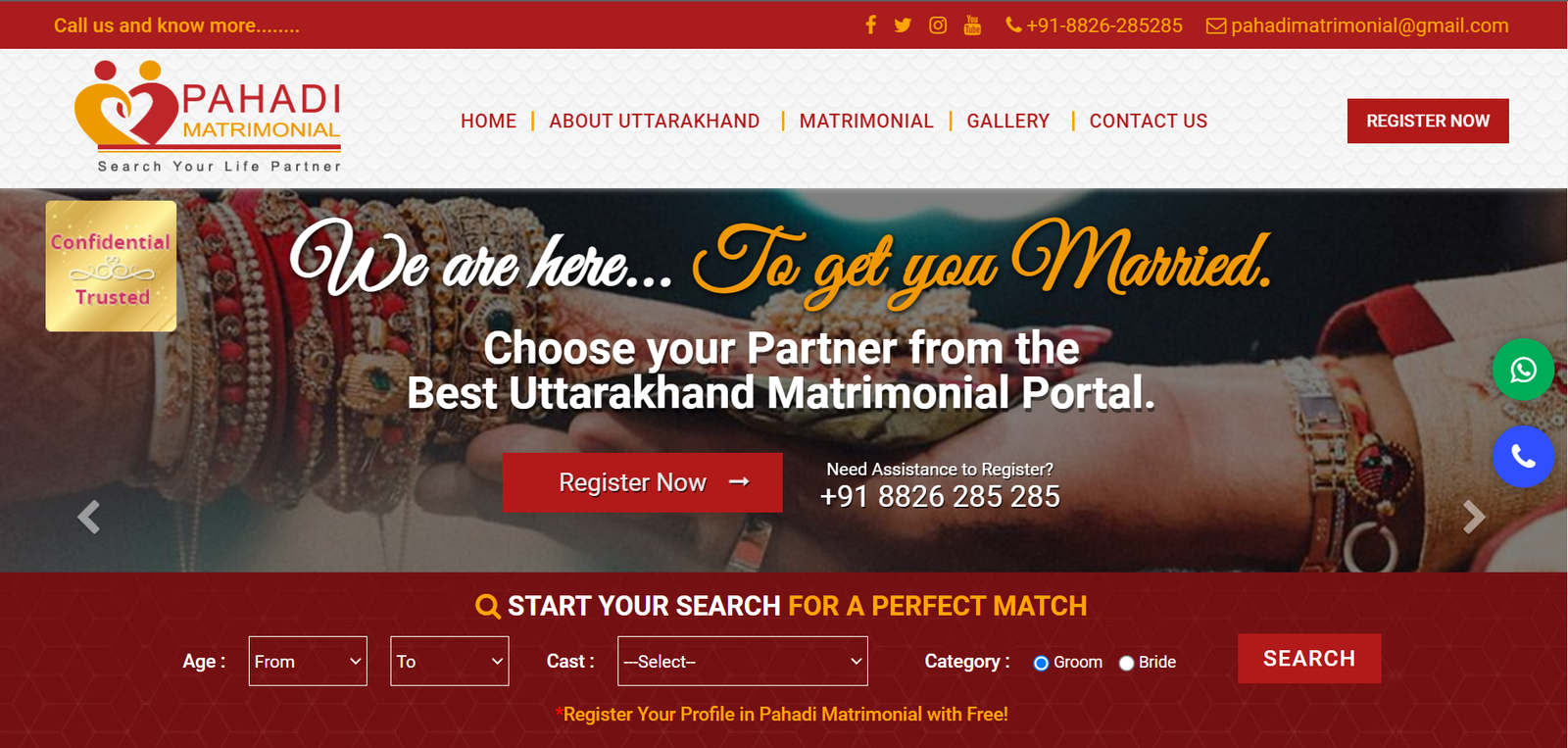 Pahadi Matrimonial Portal